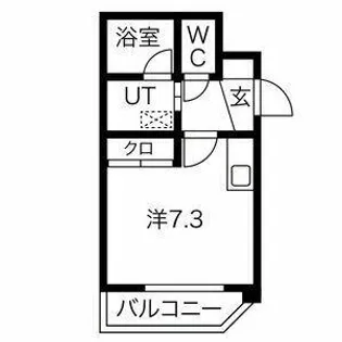 カピテーヌ円山【3階】の間取り