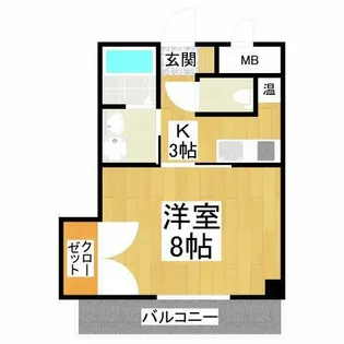 MS金剛Ⅱ【4階】の間取り