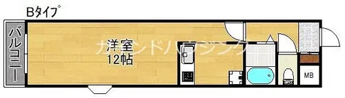 メゾン・ド・ソンジュ【4階】の間取り