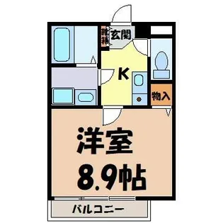 第2中央ビル【5階】の間取り