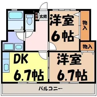第2中央ビル【3階】の間取り