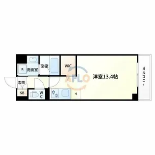 メゾン ド ボヌール【5階】の間取り