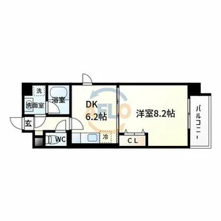 ヴィレッジ蔵人【5階】の間取り