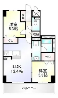 M the be KOKURA Entrada【2階】の間取り