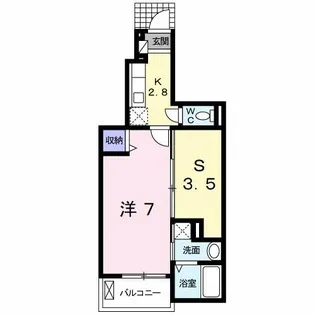M’s SQUARE A【1階】の間取り