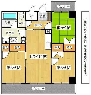 北方ハヤシビルⅠ【2階】の間取り