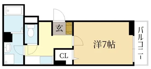 グランデ・カーサ・ケイⅡ【1階】の間取り