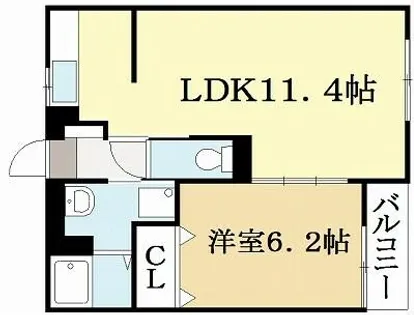 エスポワール【1階】の間取り