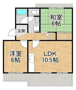 サンパティック8【2階】の間取り