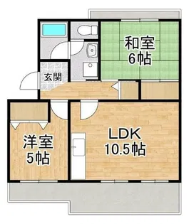 サンパティック8【2階】の間取り