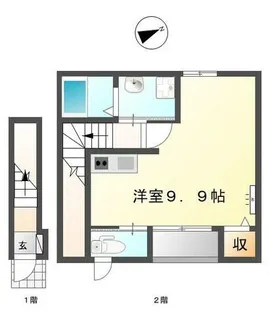 CasaRico【2階】の間取り