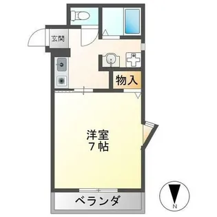 DWELL GOKENYA【4階】の間取り