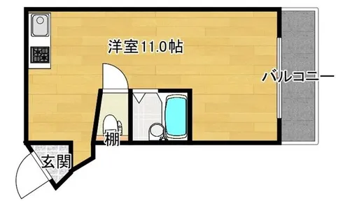 大阪府大阪市東淀川区北江口1丁目【マンション】の間取り