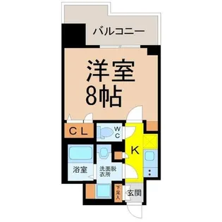プレサンス丸の内雅風【4階】の間取り