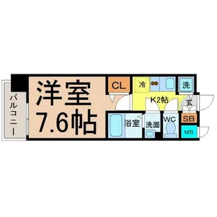 プレサンス名古屋STATIONディーヴァ【10階】の間取り