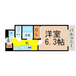 プレサンス名古屋城前ラバンカ【2階】の間取り