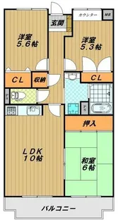 HTハイライズ【2階】の間取り