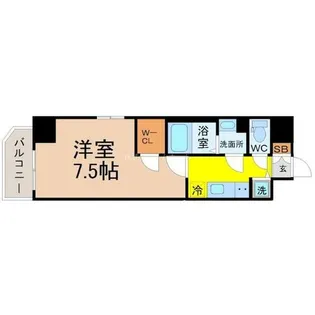 エスリード泉プライム【11階】の間取り