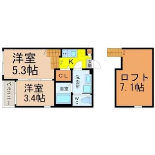 愛知県名古屋市緑区大高町字東千正坊【アパート】の間取り