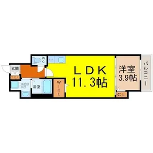 Grand Soleil大須白川【7階】の間取り