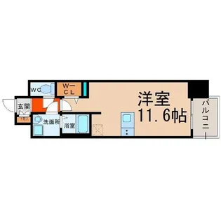 プレサンスジェネ鶴舞【5階】の間取り