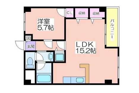 IKOS台場【4階】の間取り