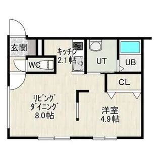 Land Sakaemachi【303号室】の間取り