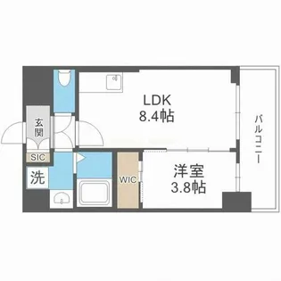 エスリードレジデンス梅田マークス【3階】の間取り