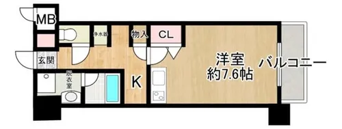 大阪府守口市平代町【マンション】の間取り