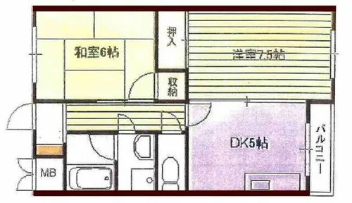 都マンション関目【3階】の間取り