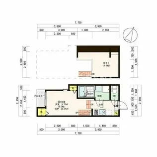 ハーモニーテラス梅林Ⅱ【2階】の間取り