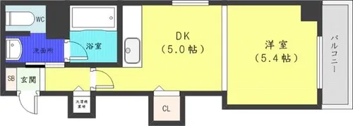 メープル北円山【7階】の間取り
