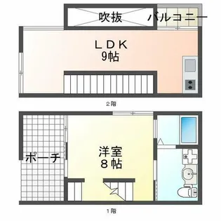 兵庫県神戸市須磨区禅昌寺町1丁目【タウンハウス】の間取り