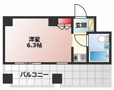 リュウパレス【702号室】の間取り