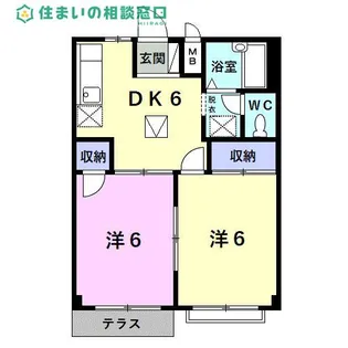 愛知県碧南市中後町4丁目【アパート】の間取り