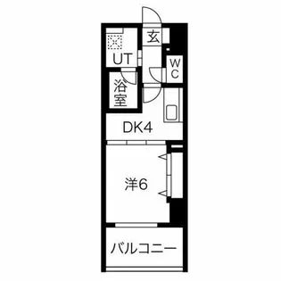 さくらHills NISHIKI Platinum Residence【805号室】の間取り