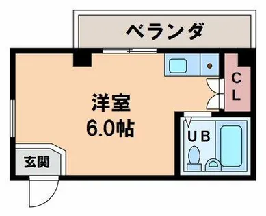 メゾン真法院【5階】の間取り