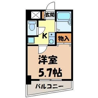 びいⅠ千種【2階】の間取り