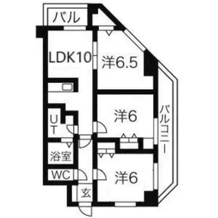 グランドパレス啓明【3階】の間取り