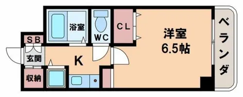 カーサ山城【2階】の間取り