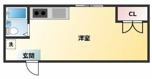 平野本町センタービル【4階】の間取り