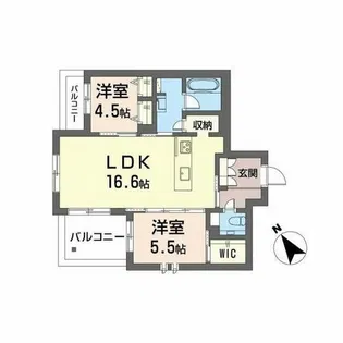 ShaMaison Capital【2階】の間取り