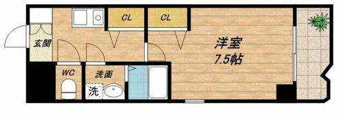 M’s Stream【9階】の間取り