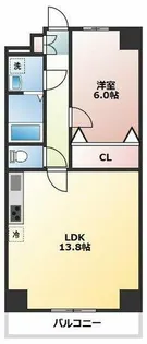 meLiV岩倉【2階】の間取り