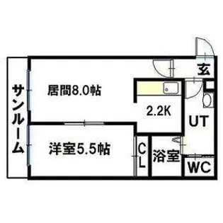 セントポーリアノヴェル【4階】の間取り