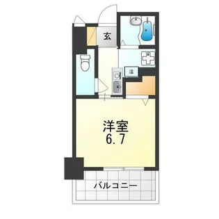 レスパス・エラン【6階】の間取り