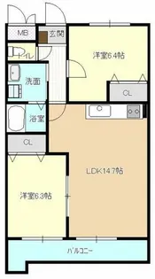 Casaverde【3階】の間取り
