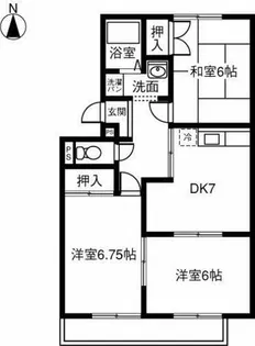 Maison Planet【102号室】の間取り