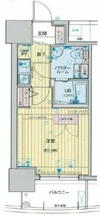 アドバンス心斎橋ラシュレ【9階】の間取り