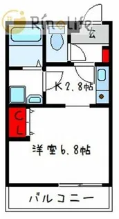 DgateCiel【2階】の間取り